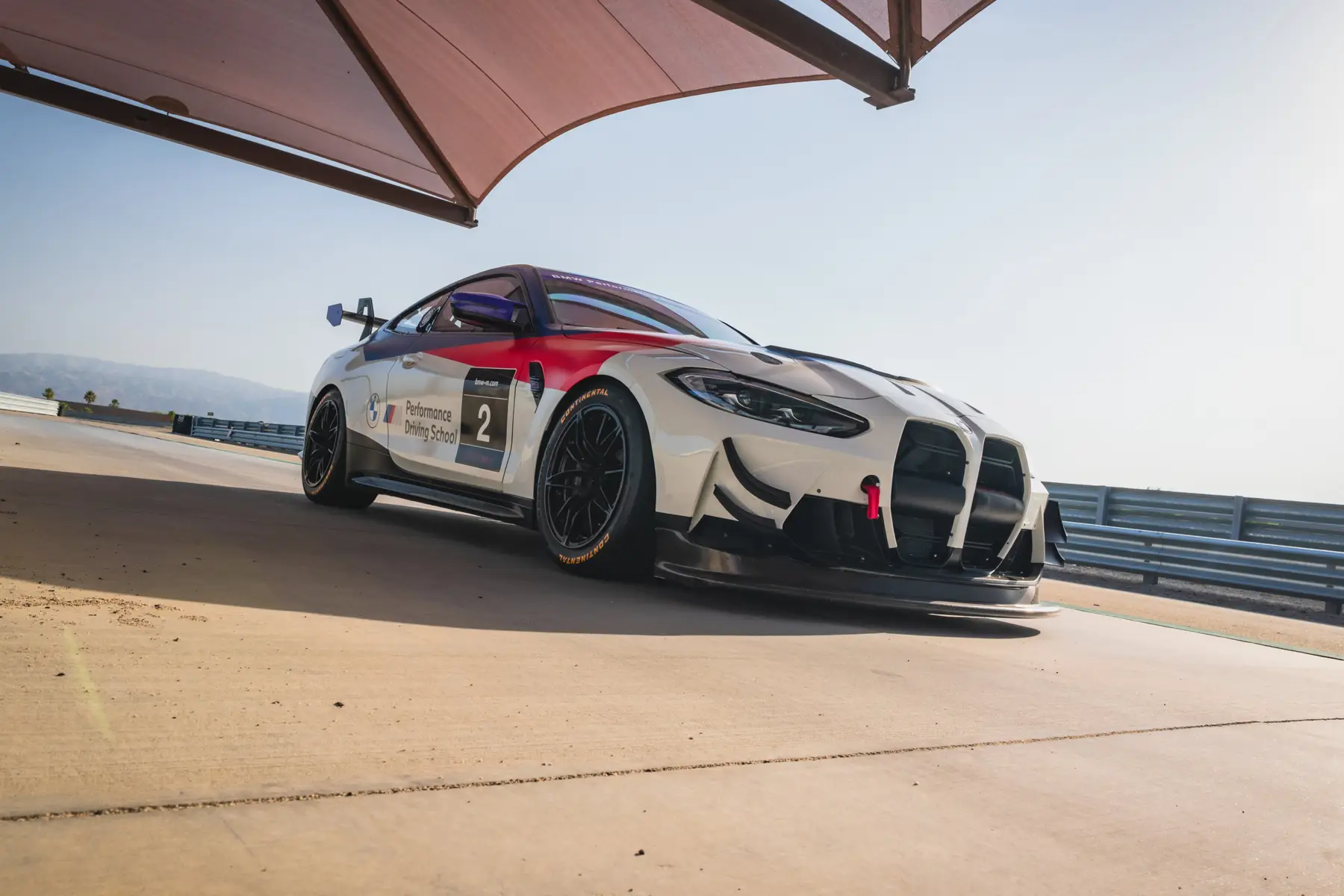 BMW M4 GT4 parked