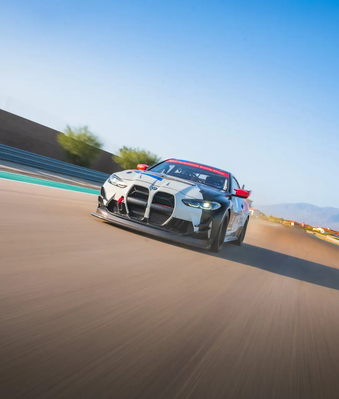 BMW M4 GT4 on track